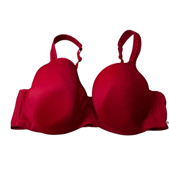 Cacique Red Full Coverage Back close Underwire Bra Size 44C - Picture 1 of 5